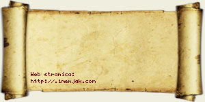 Zorana Besjedić vizit kartica